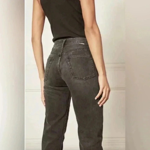 Free People Boyish MIdnight Cowboy Straight Leg Black Jeans Size 27 - Picture 3 of 14